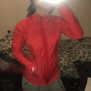 RED LULULEMON ZIP-UP